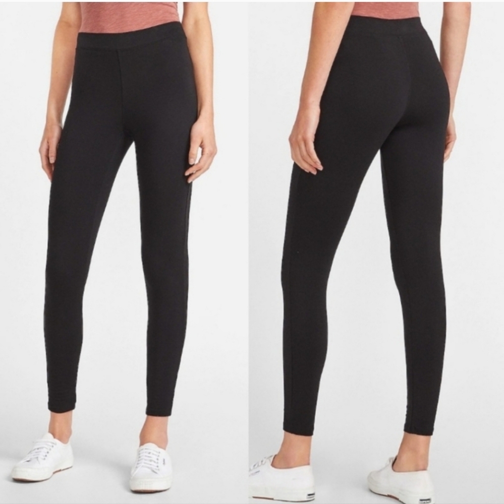 Express High Rise Black Leggings Workout Active Medium